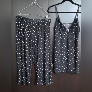 Black & White Polka Dot Pyjama Set